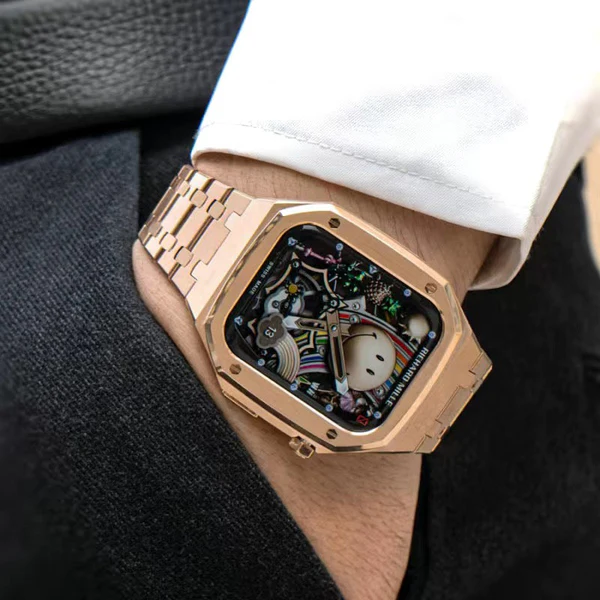 AP polierte Metallhüllen für Apple Watch Set