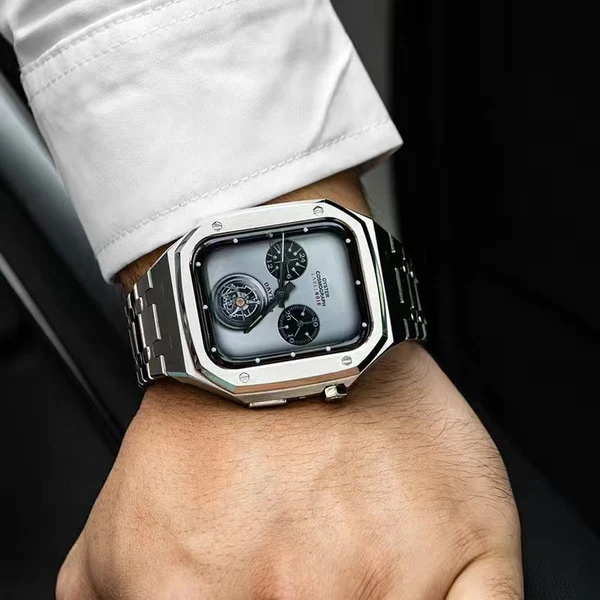 AP polierte Metallhüllen für Apple Watch Set