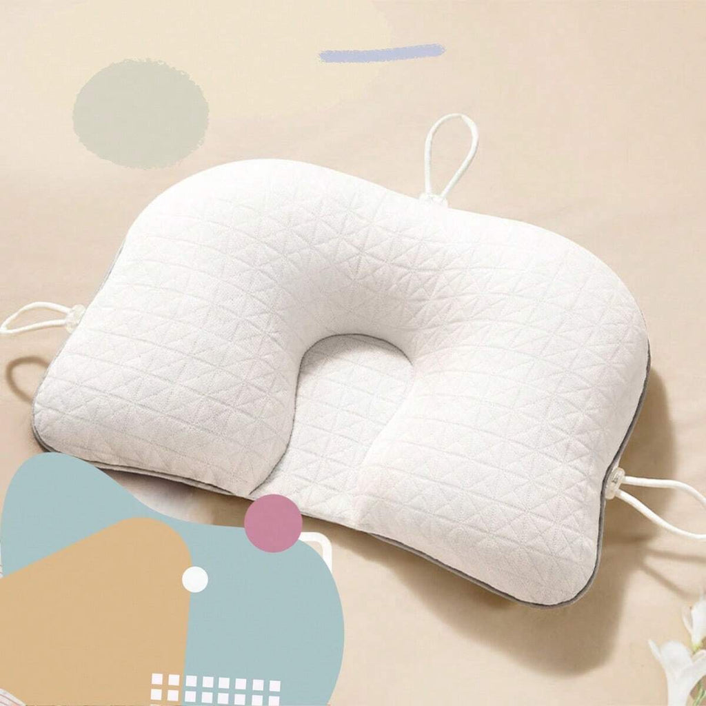 Flat Head Baby Pillow With Ergonomic Support For Newborns