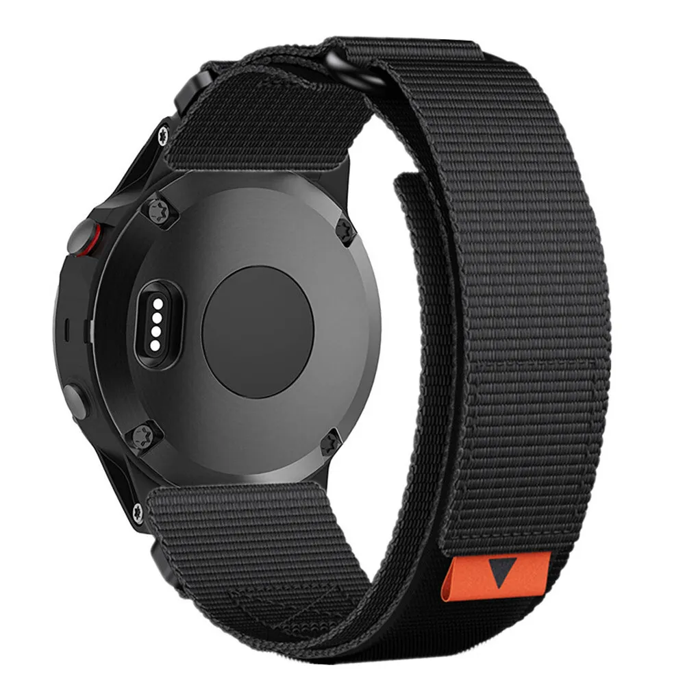 Taktisk nylonrem til ur, passer til Garmin Tactix Fenix 8 7 7X 6 6X