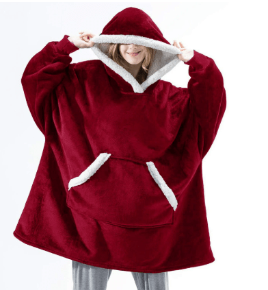 CozyNest Fleece Hettekåpepledd for Ultimat Komfort og Varme på Koselige Kvelder