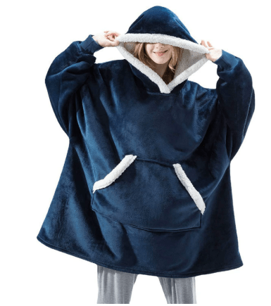CozyNest Fleece Hettekåpepledd for Ultimat Komfort og Varme på Koselige Kvelder