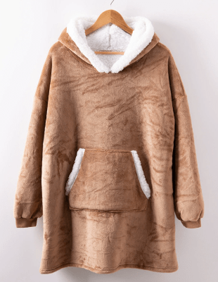 CozyNest Fleece Hettekåpepledd for Ultimat Komfort og Varme på Koselige Kvelder