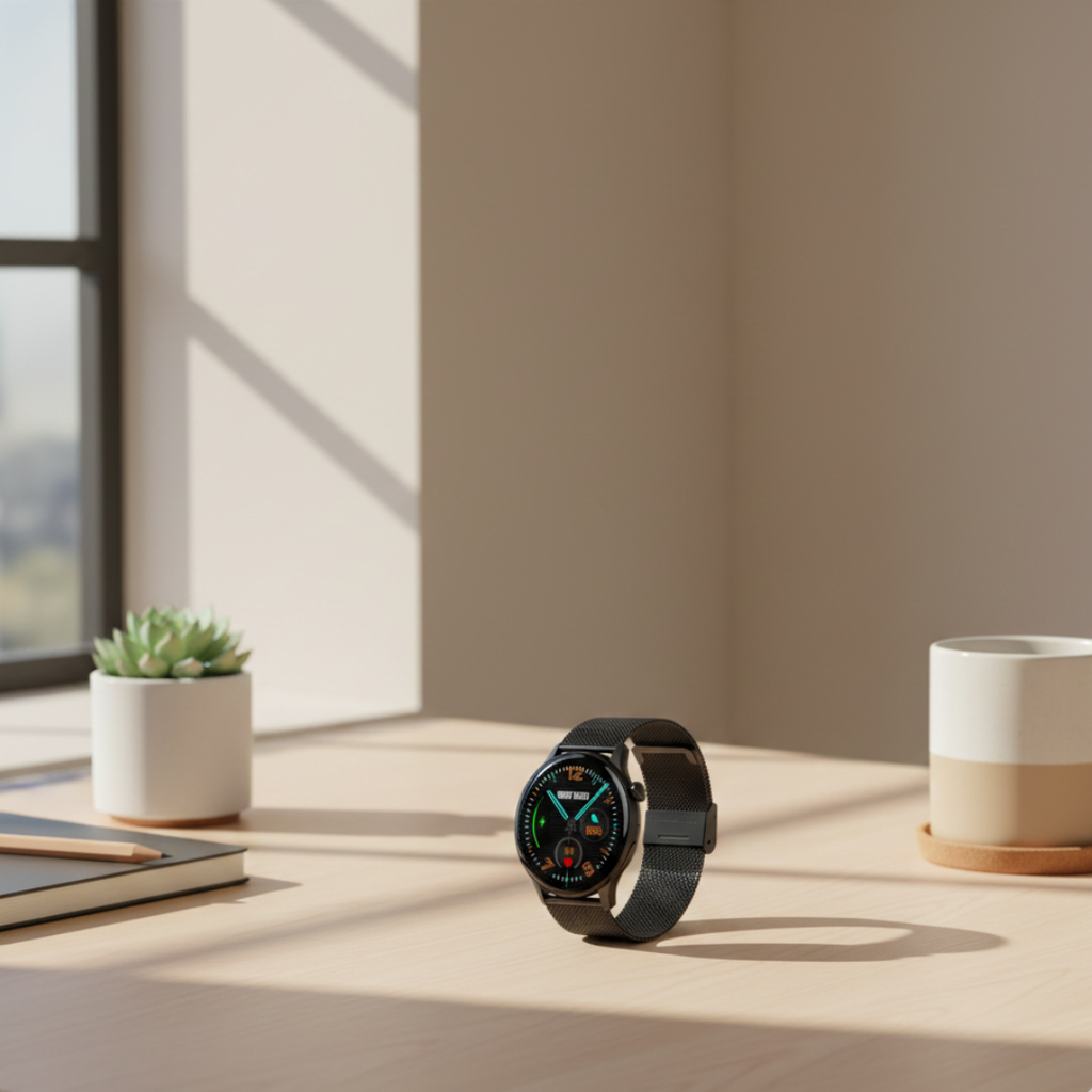 AMOLED Smartwatch For Women With Waterproof Build And Bluetooth Calling