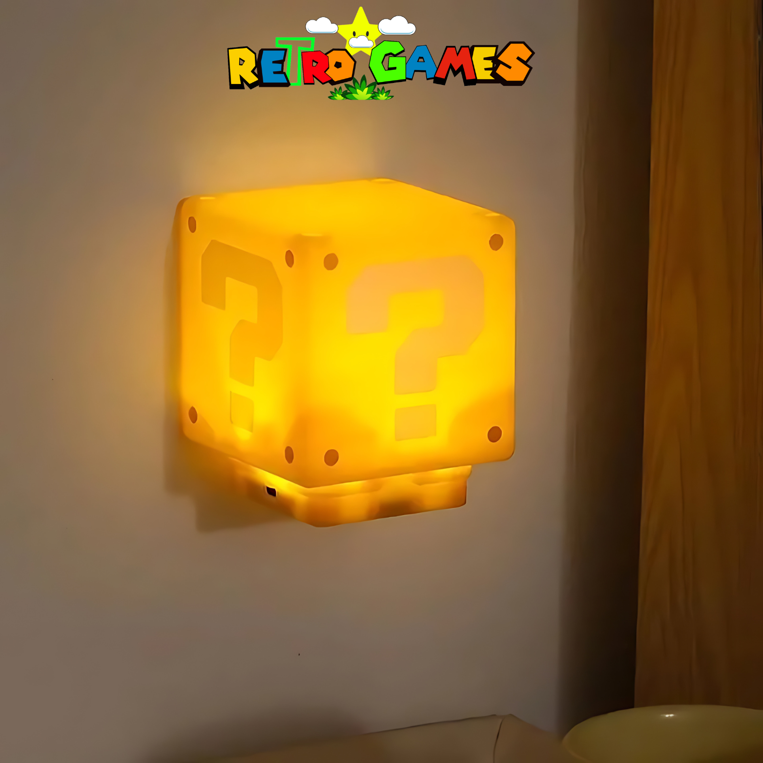 Illuminatore Blocco Domanda di Super Mario