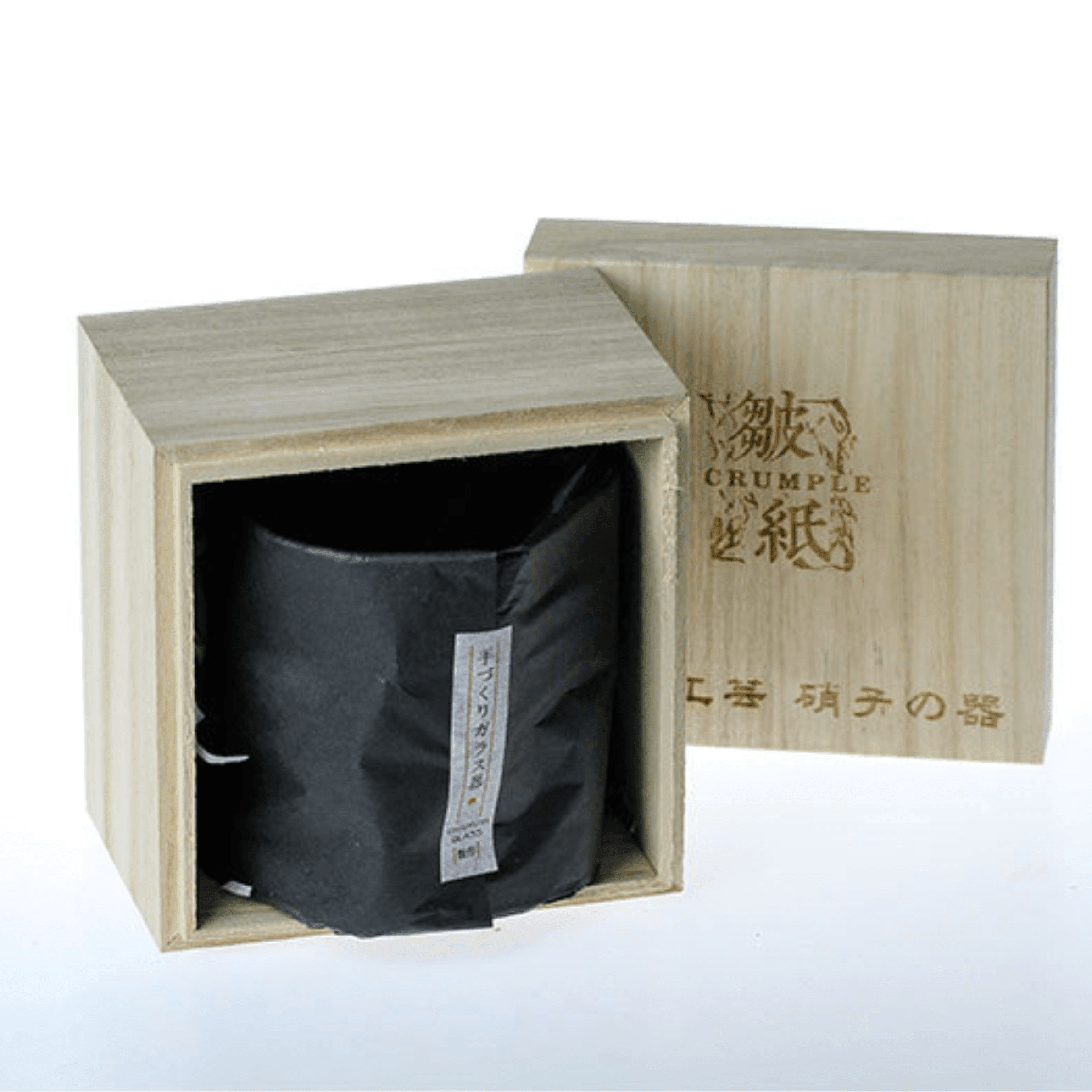 Japansk Edo Kiriko krøllet whiskyglas