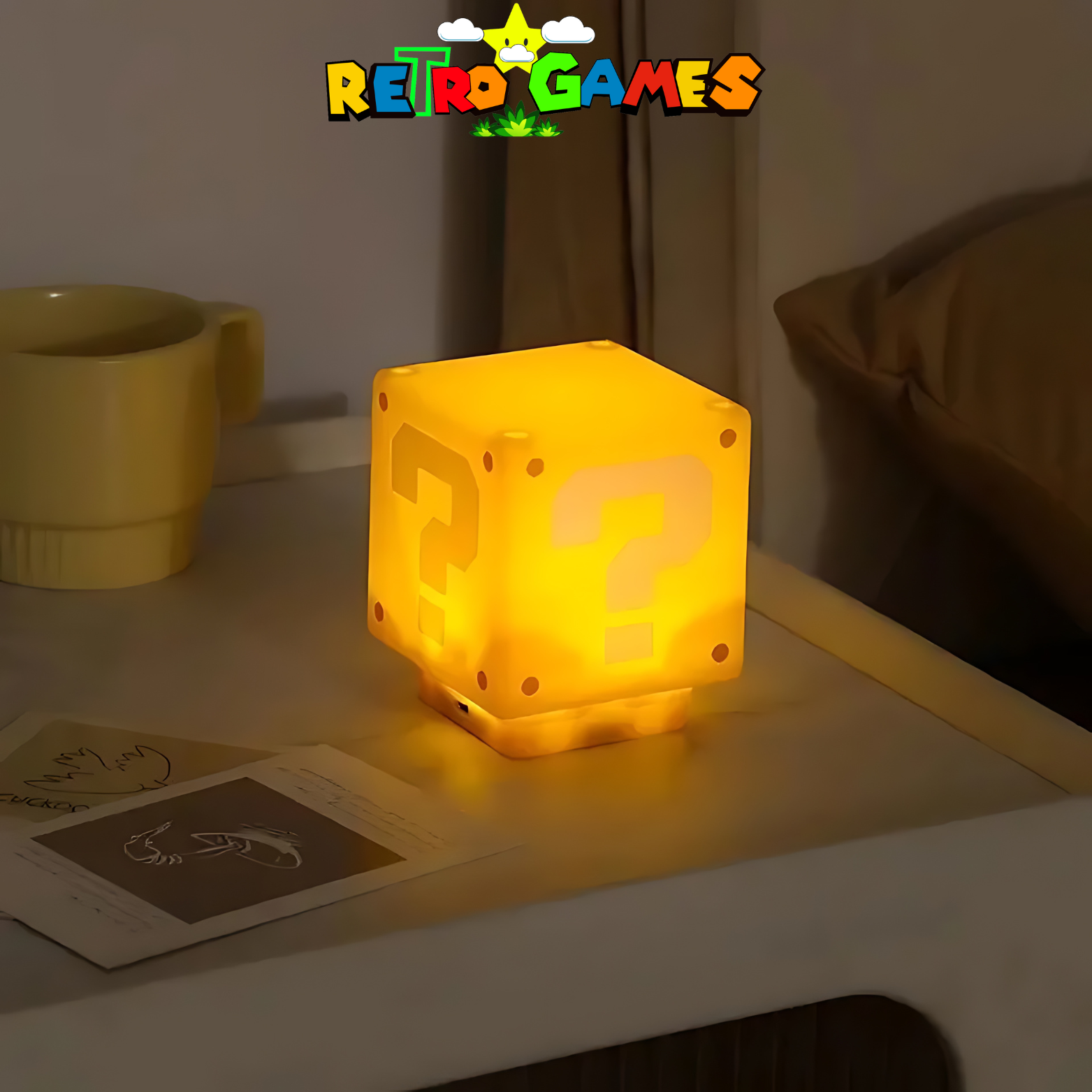 Illuminatore Blocco Domanda di Super Mario