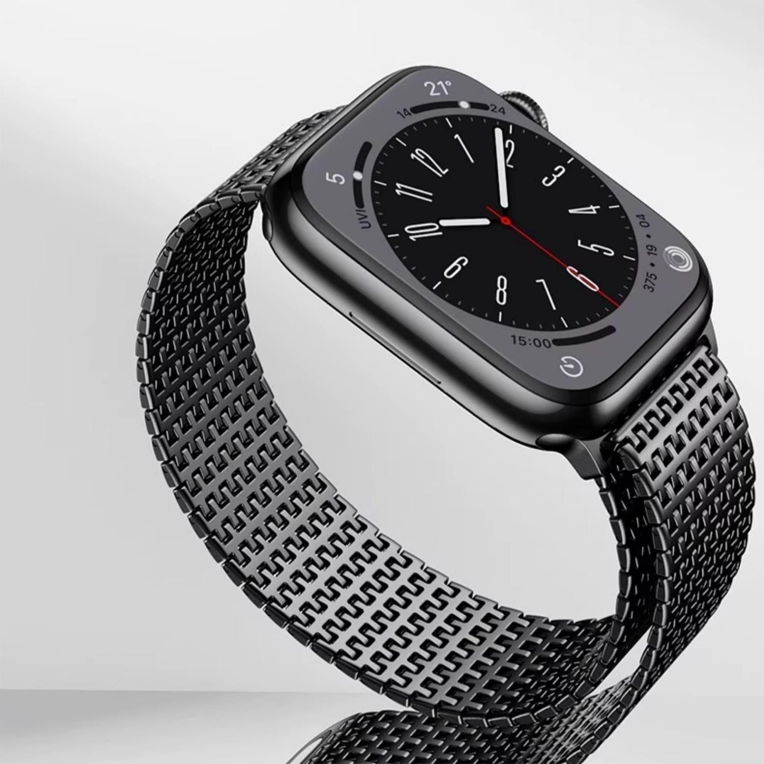 Nerezový magnetický pásek Domino pro Apple Watch