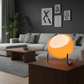 Stolní lampa s béžovým skleněným stínidlem pro elegantní domácí dekoraci do interiéru