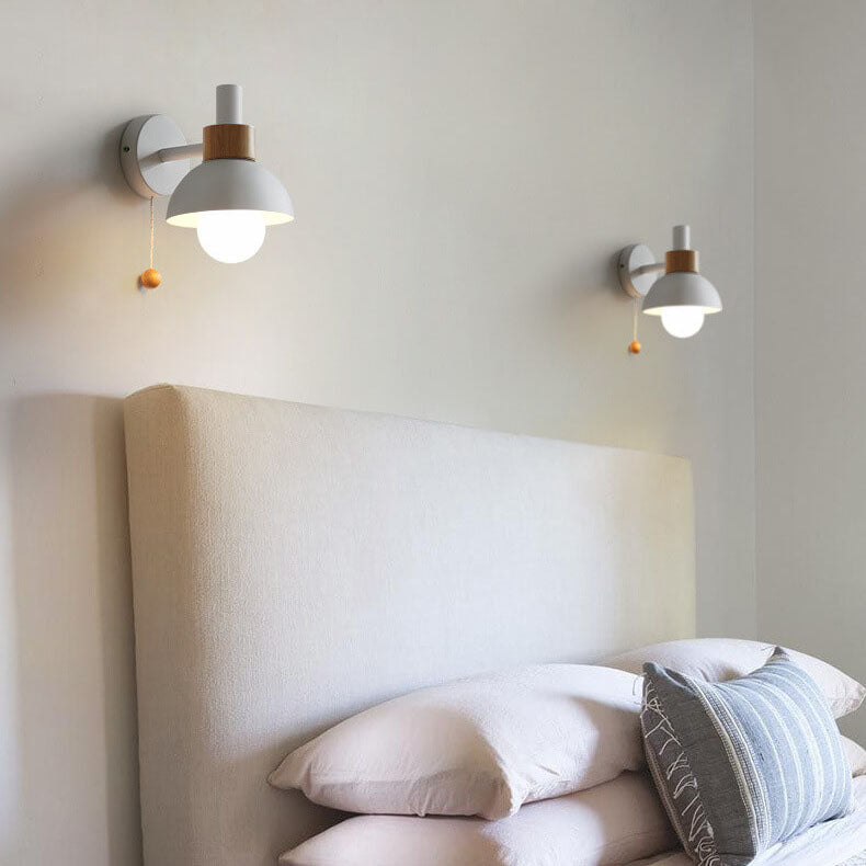 Fjordly Macaron Globe Wall Sconce Light With Pastel Glow