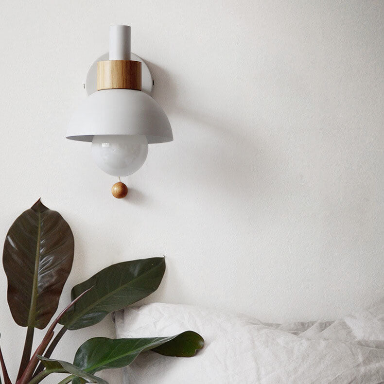 Fjordly Macaron Globe Wall Sconce Light With Pastel Glow