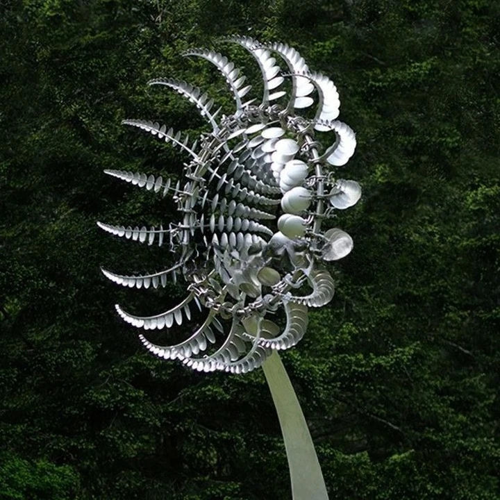 Neuer magischer Metall-Windmühlen- und kinetischer Windspinner mit Rostschutz