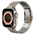Men's Titanium Band For Apple Watch With Lightweight Comfort And Durable Build