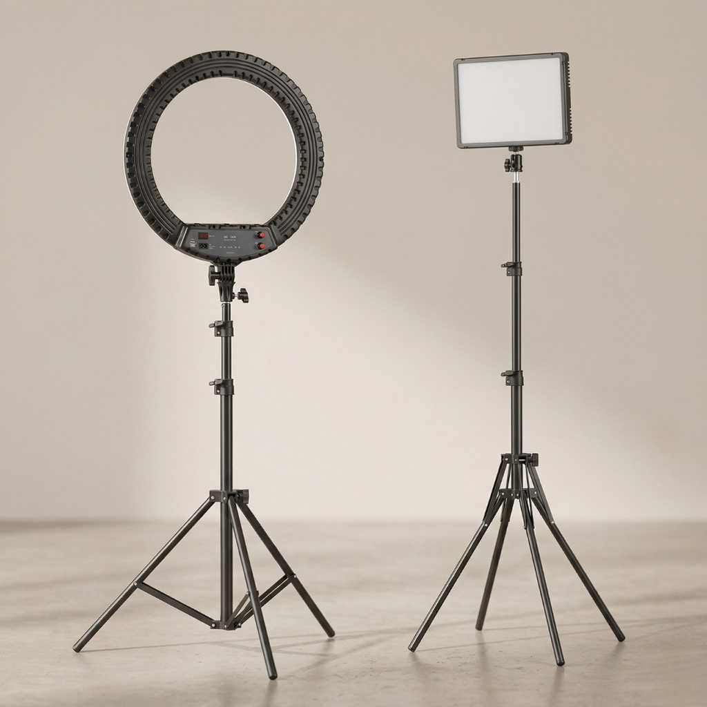 ProLite 18-Inch Circular LED Light With Tripod Stand