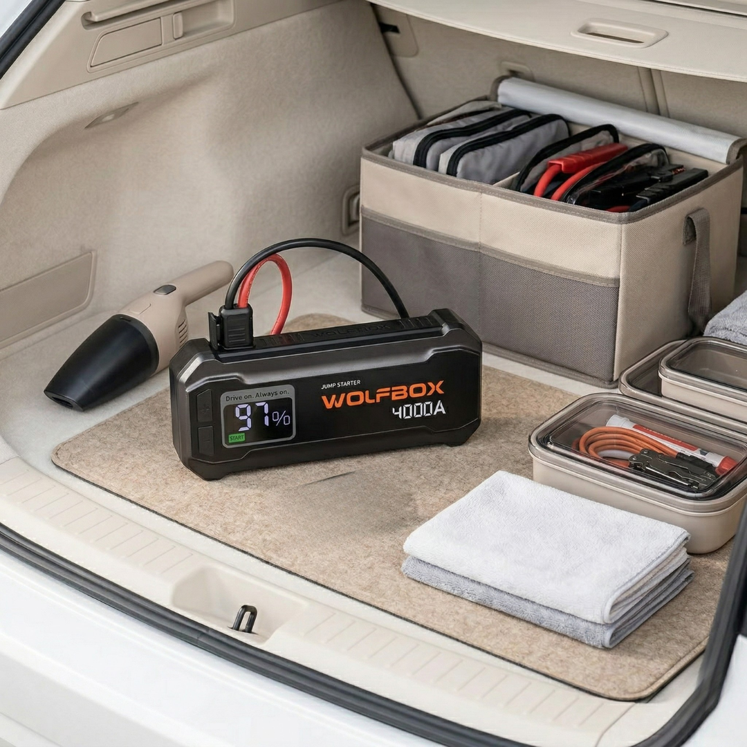 Portable Car Battery Jump Starter 4000A 24000mAh For Quick Vehicle Start