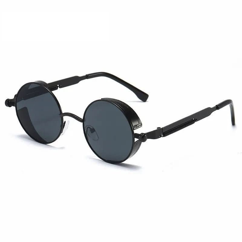 Okulary przeciwsłoneczne Aurora Vision Vintage Round z ochroną UV400, retro design | compagnien