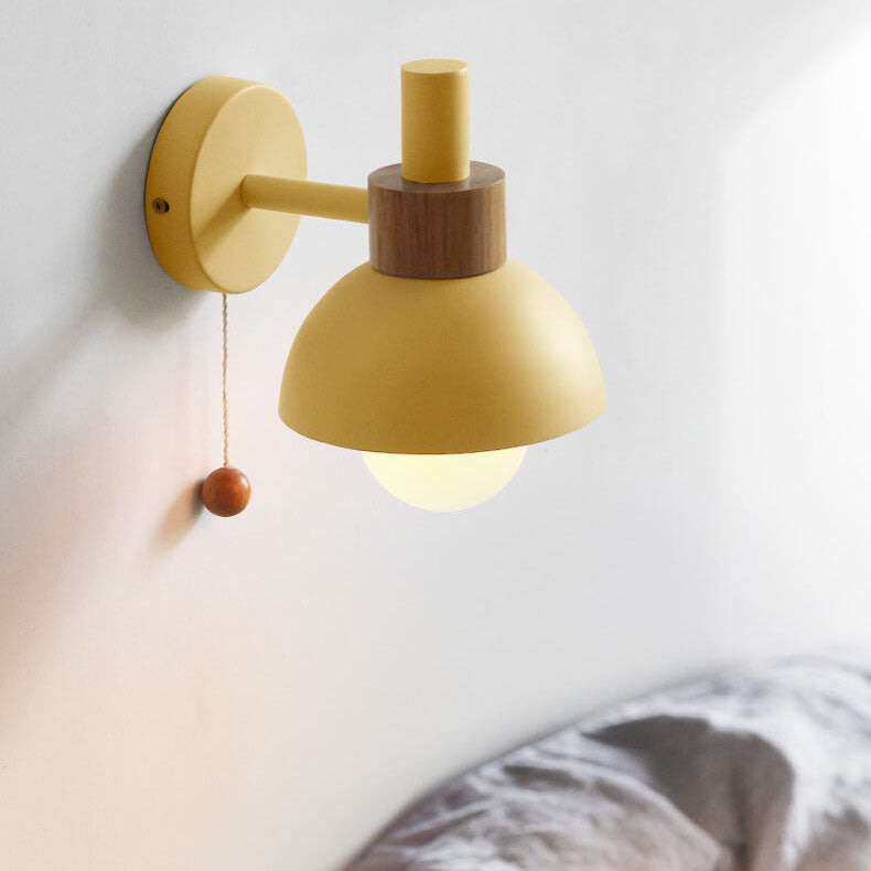Fjordly Macaron Globe Wall Sconce Light With Pastel Glow