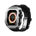 RM Vanguard-serien - Fluororubberrem Rustfrit stål urkasse til Apple Watch Ultra