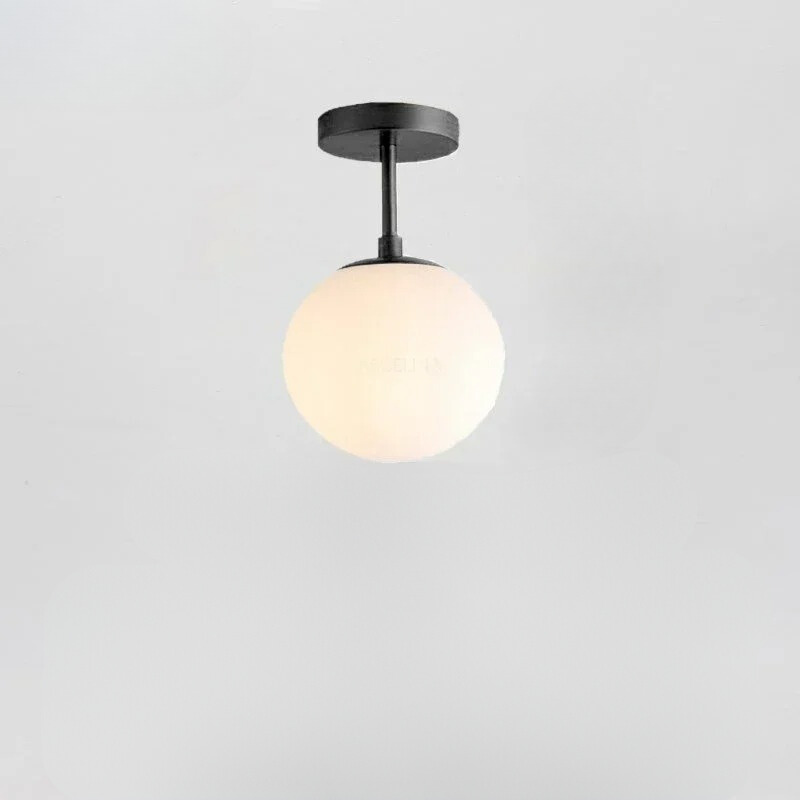 Nordic LED skleněné stropní svítidlo – elegantní bílá koule pro každý prostor