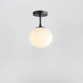 Nordic LED skleněné stropní svítidlo – elegantní bílá koule pro každý prostor