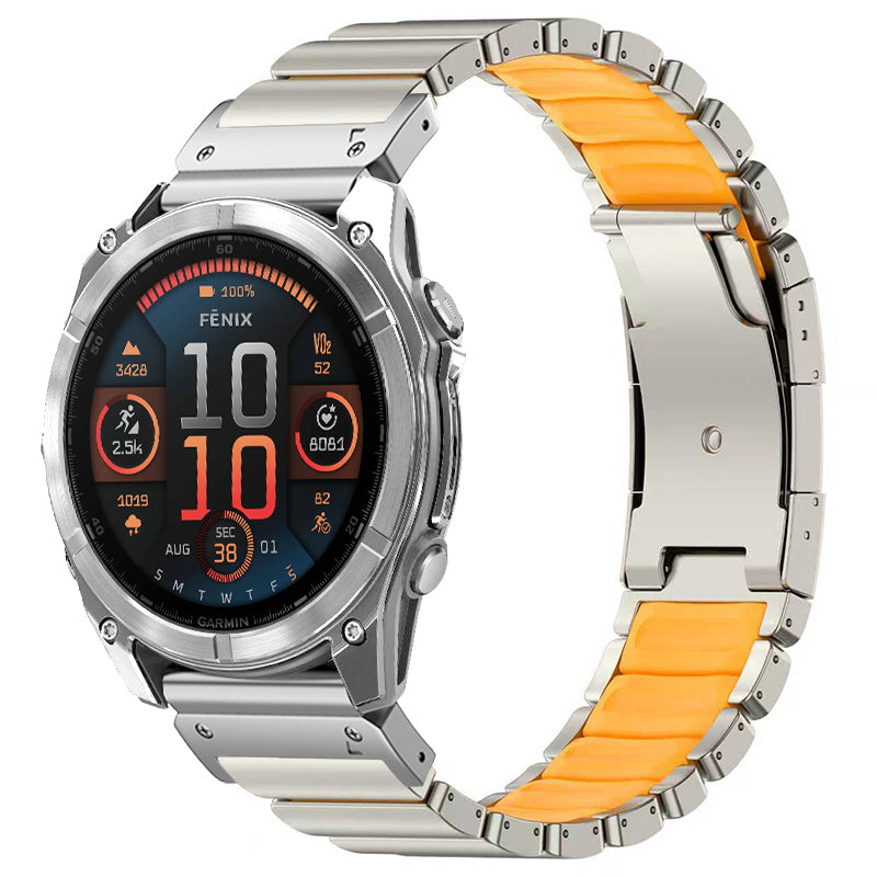 Pasek GEMINI Sport Premium Titanium do Garmin QuickFit