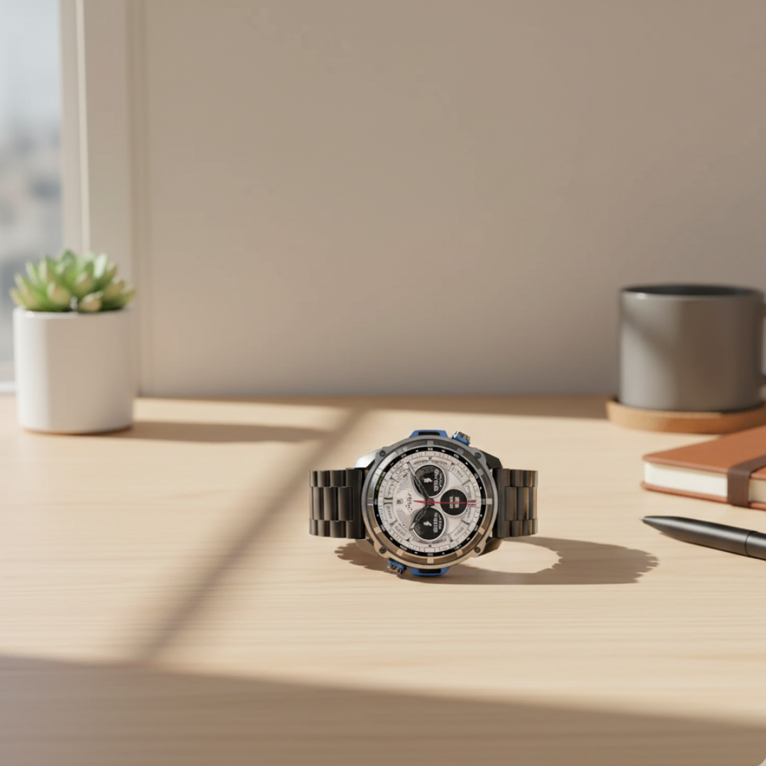 Smartwatch GPS do użytku na zewnątrz z mapami offline, wodoodporny zegarek sportowy
