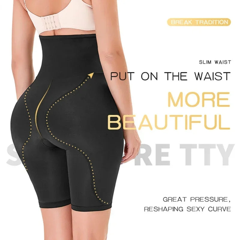 NovaCurve Hüftformer mit hoher Taille, gepolstert, Hüftverstärker, Po-Lifter, Bauchweg-Slip