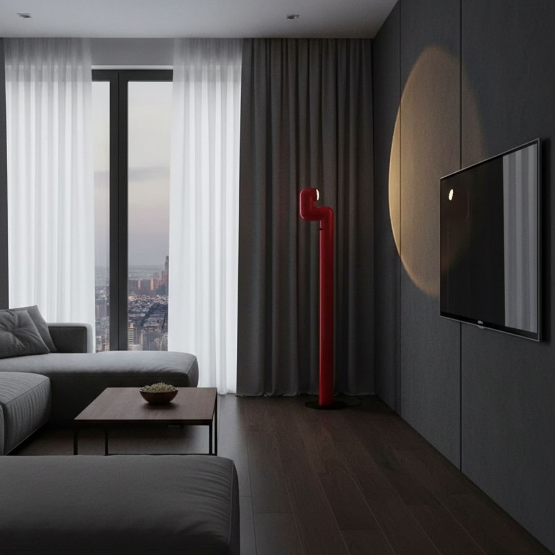 Lampa Akcentowa w Stylu Nordic z Wzorem Rury Wodnej do Nowoczesnego Wnętrza