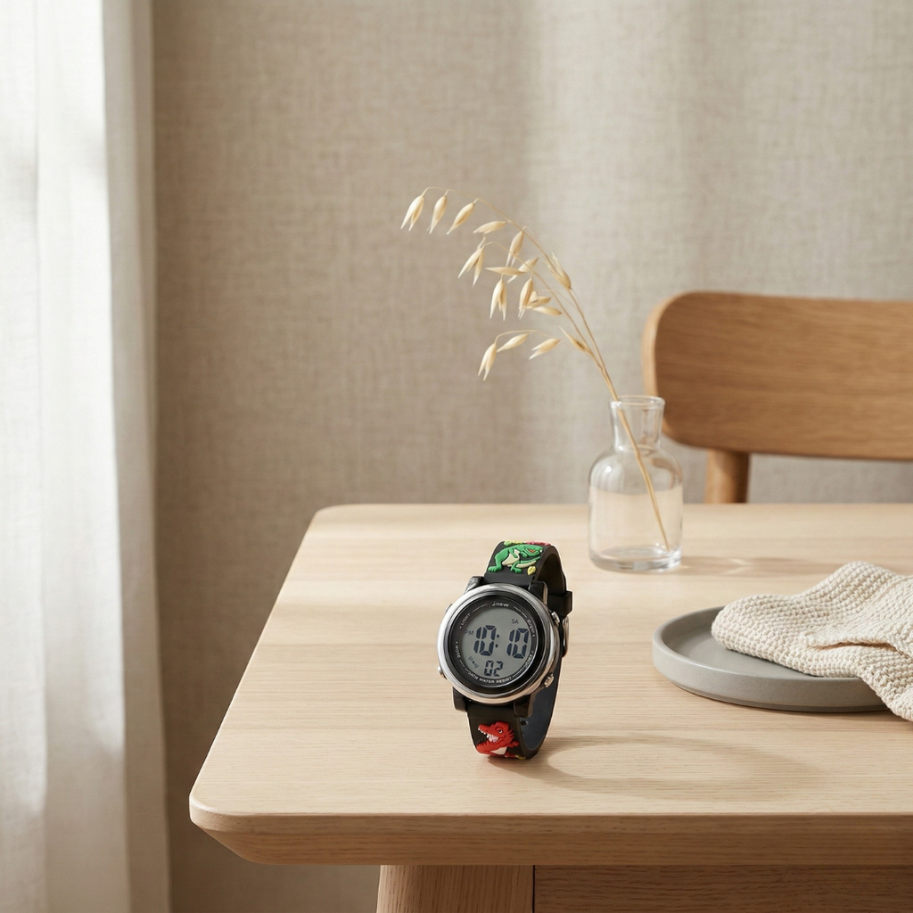Kids Smartwatch With Alarm And Water-Resistant Build