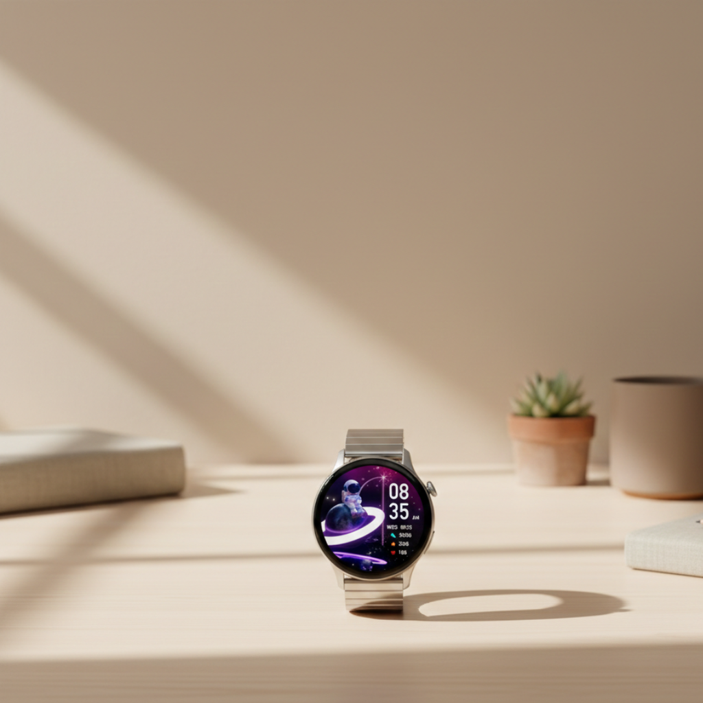 AMOLED Smartwatch For Women With Waterproof Build And Bluetooth Calling