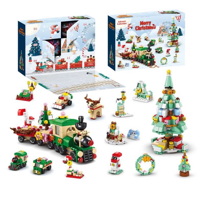 BrightBlocks adventi naptár gyerekeknek: 12 blokk egy ünnepi karácsonyfa díszítéséhez