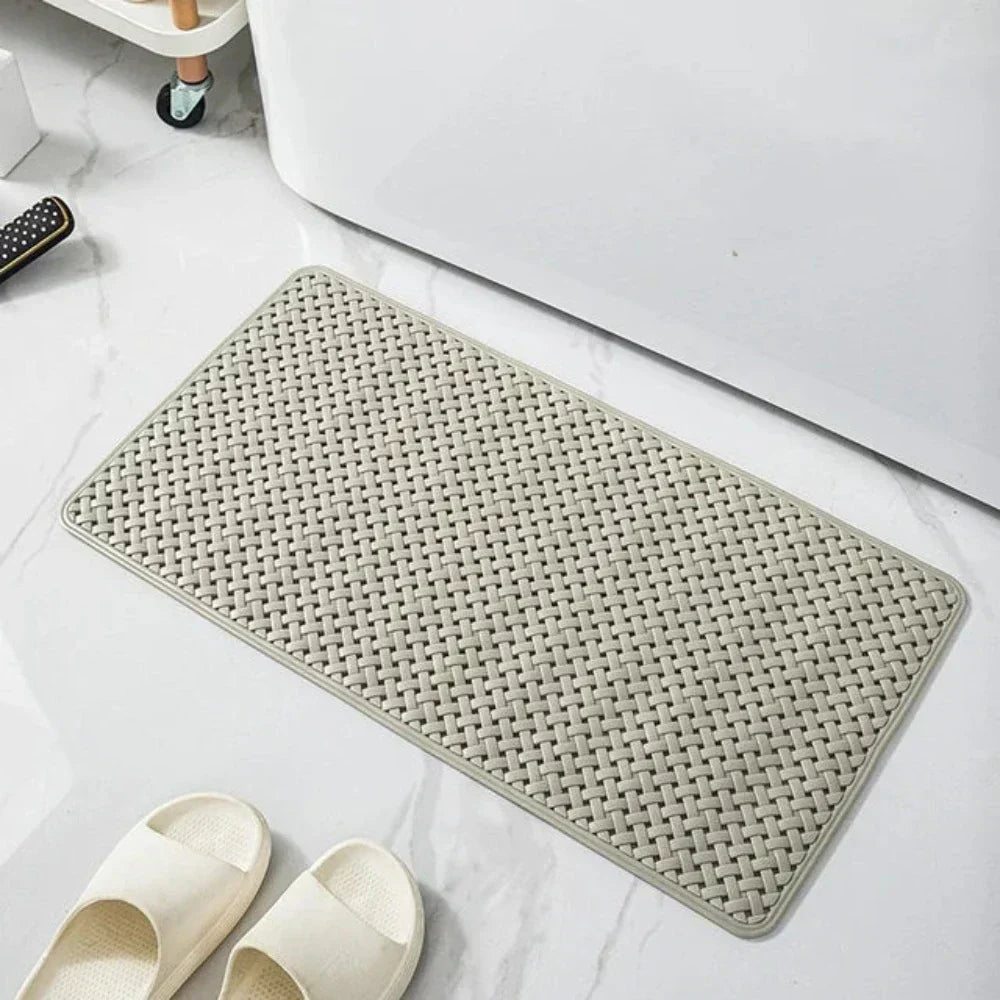 GripSafe Non-Slip Tub Mat With Suction Cups Quick Drying