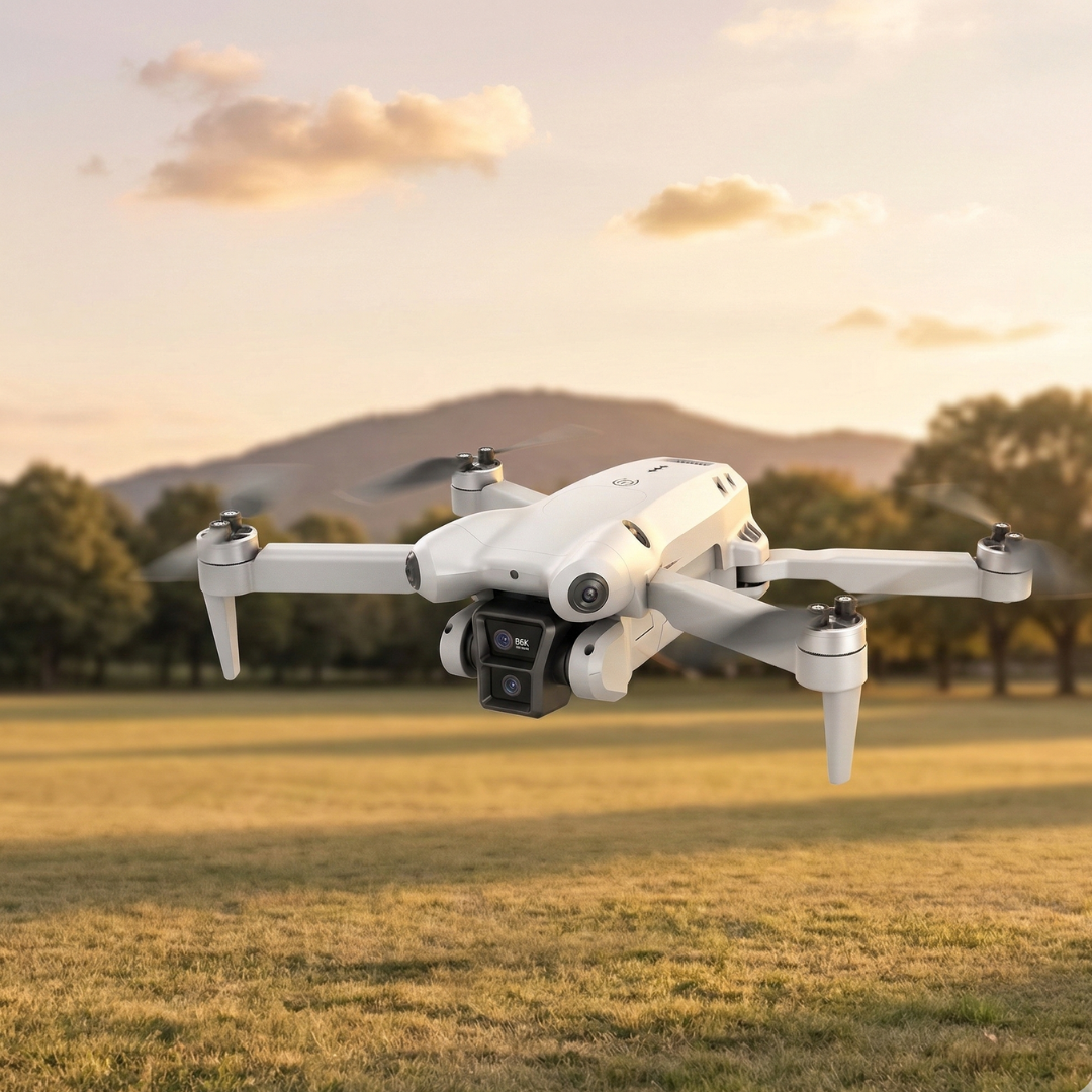 8K Drone With Dual Cameras And Obstacle Avoidance For Aerial Photography