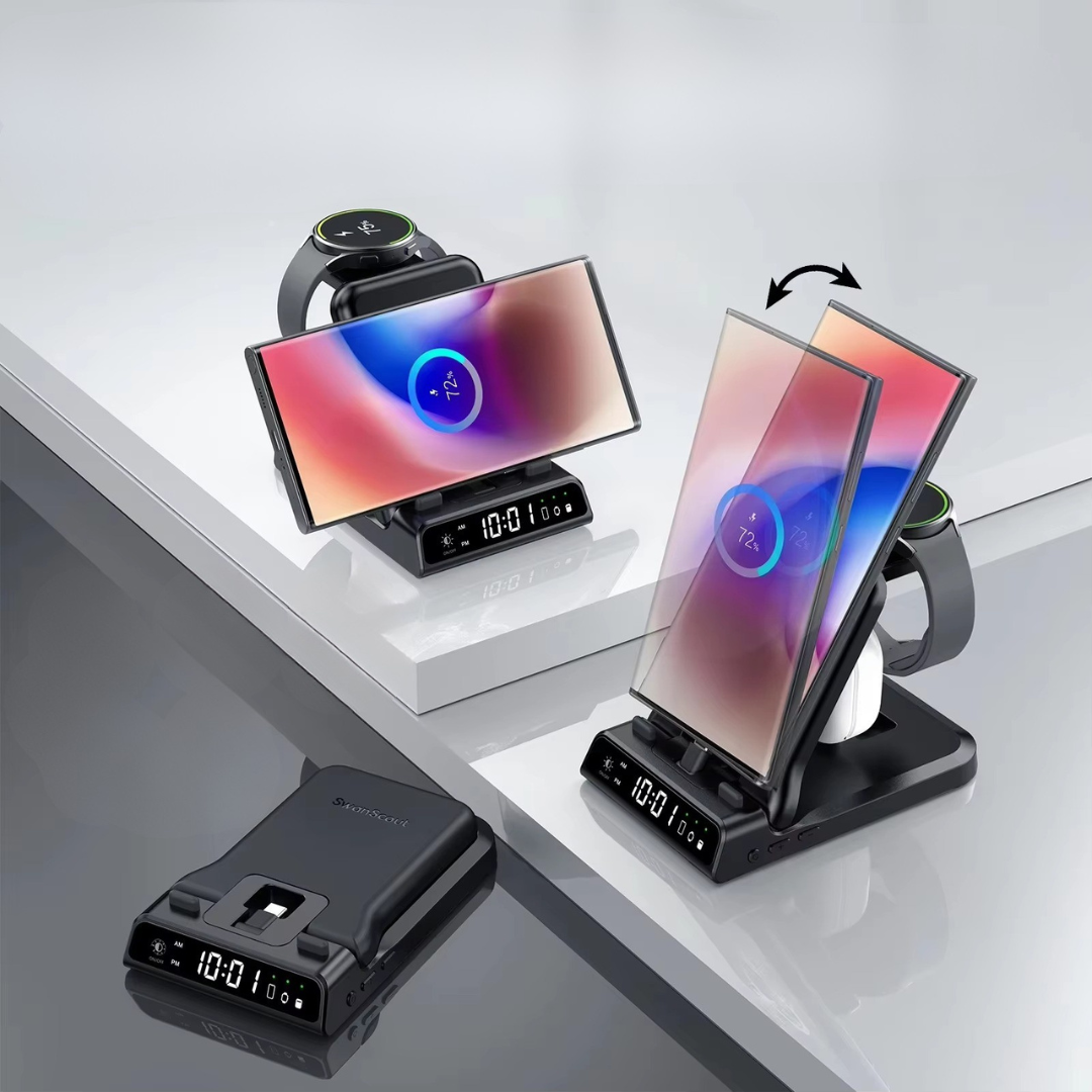 Charging Hub With USB-C Port For Galaxy Watch And Smartphones