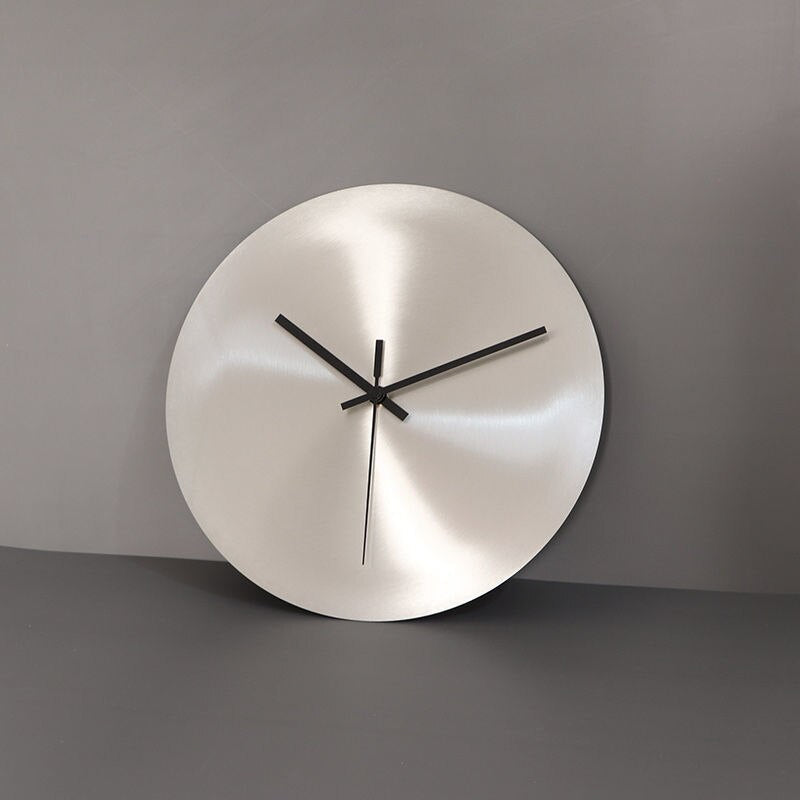 Sleek Minimalist Wall Clock in Stainless Steel | Orntli
