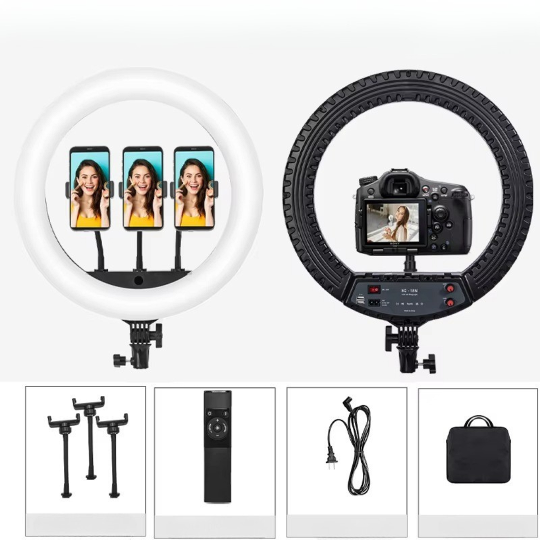 ProLite 18-Inch Circular LED Light With Tripod Stand