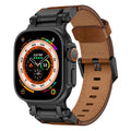 Skórzany pasek do Apple Watch z wytrzymałym wyglądem inspirowanym eksploratorem