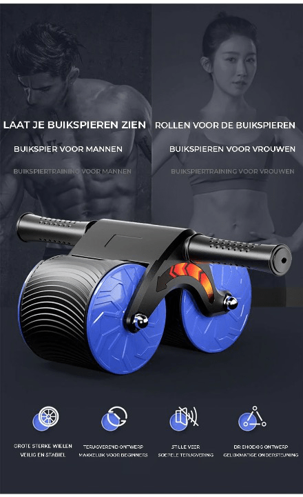 AeroCore Auto Roller Pro Core Træner til Let Six Pack Definition