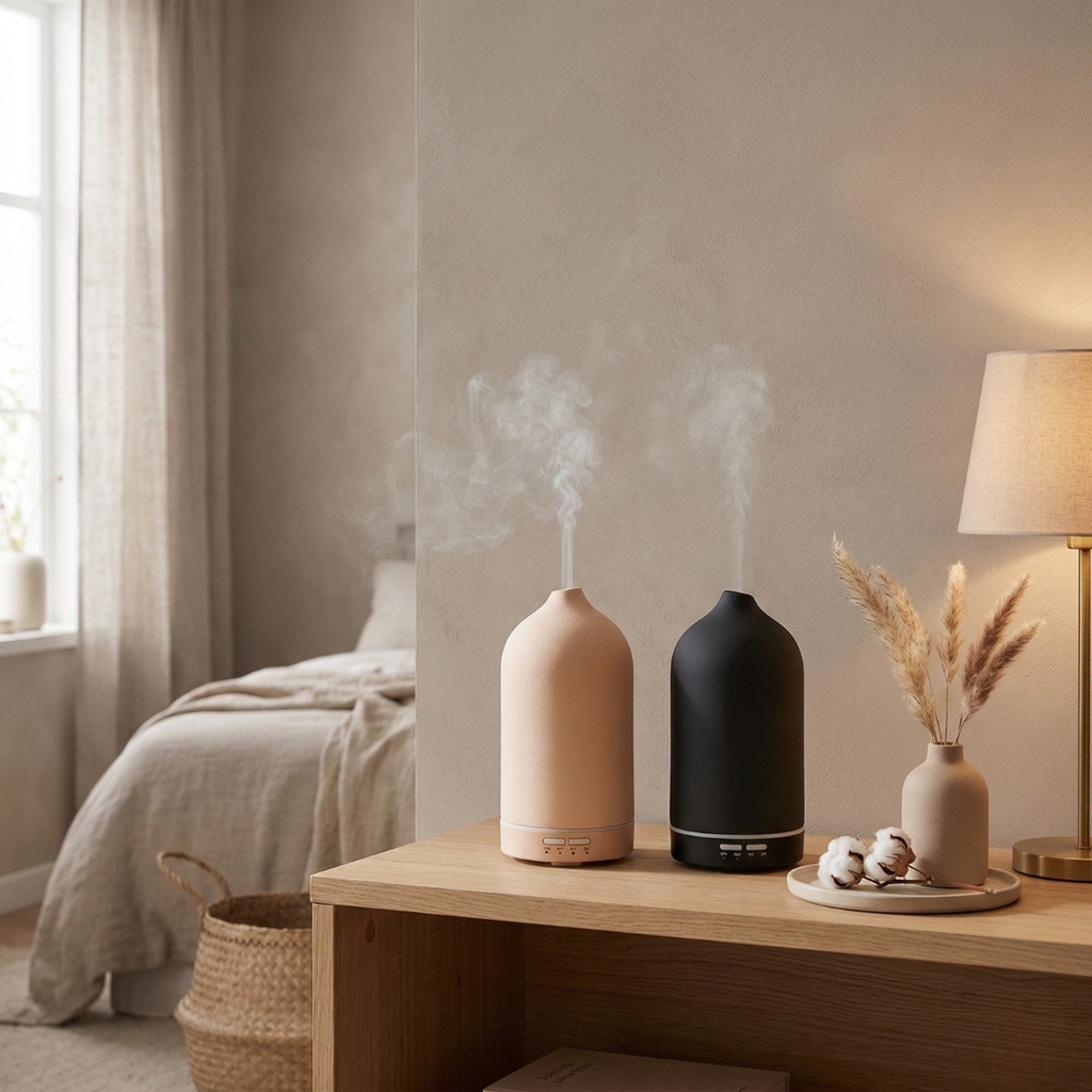 Dekorativ keramisk diffuser til aromatiske olier derhjemme