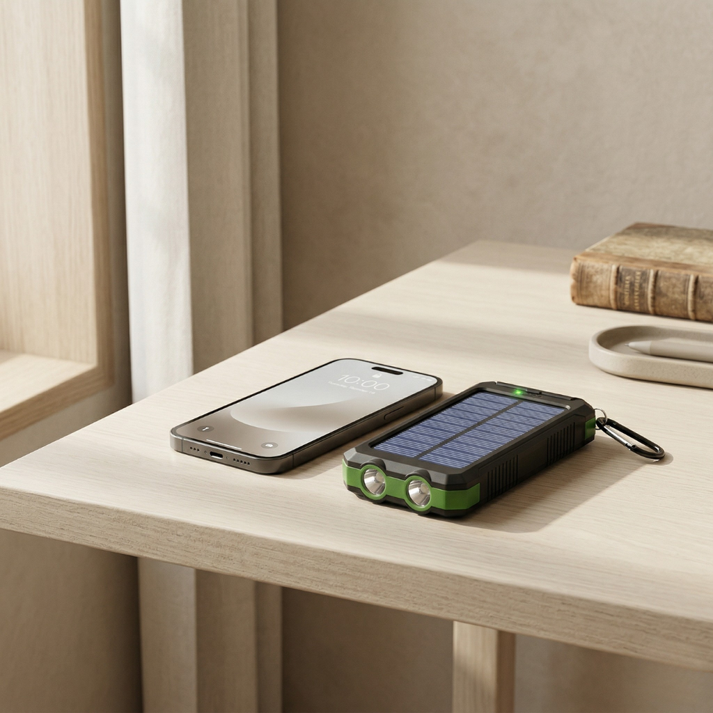 PowerMax 80000mAh Solar Charger Featuring LED Light