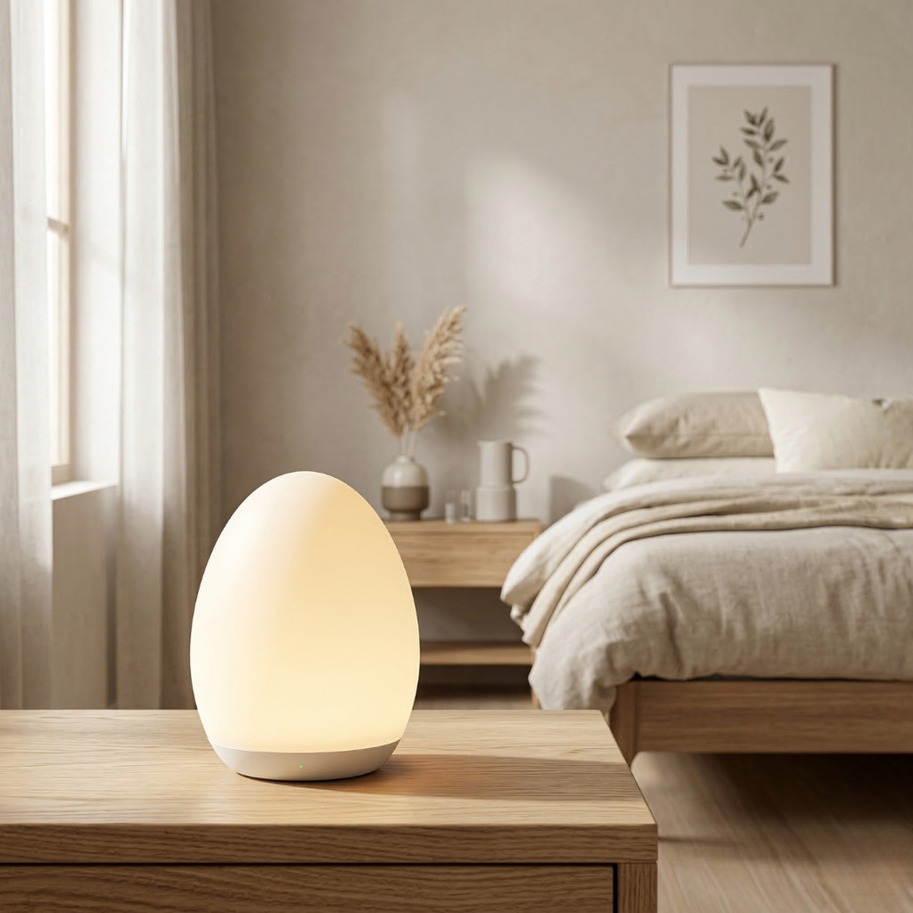 Lampada da comodino con LED ricaricabile per un uso facile