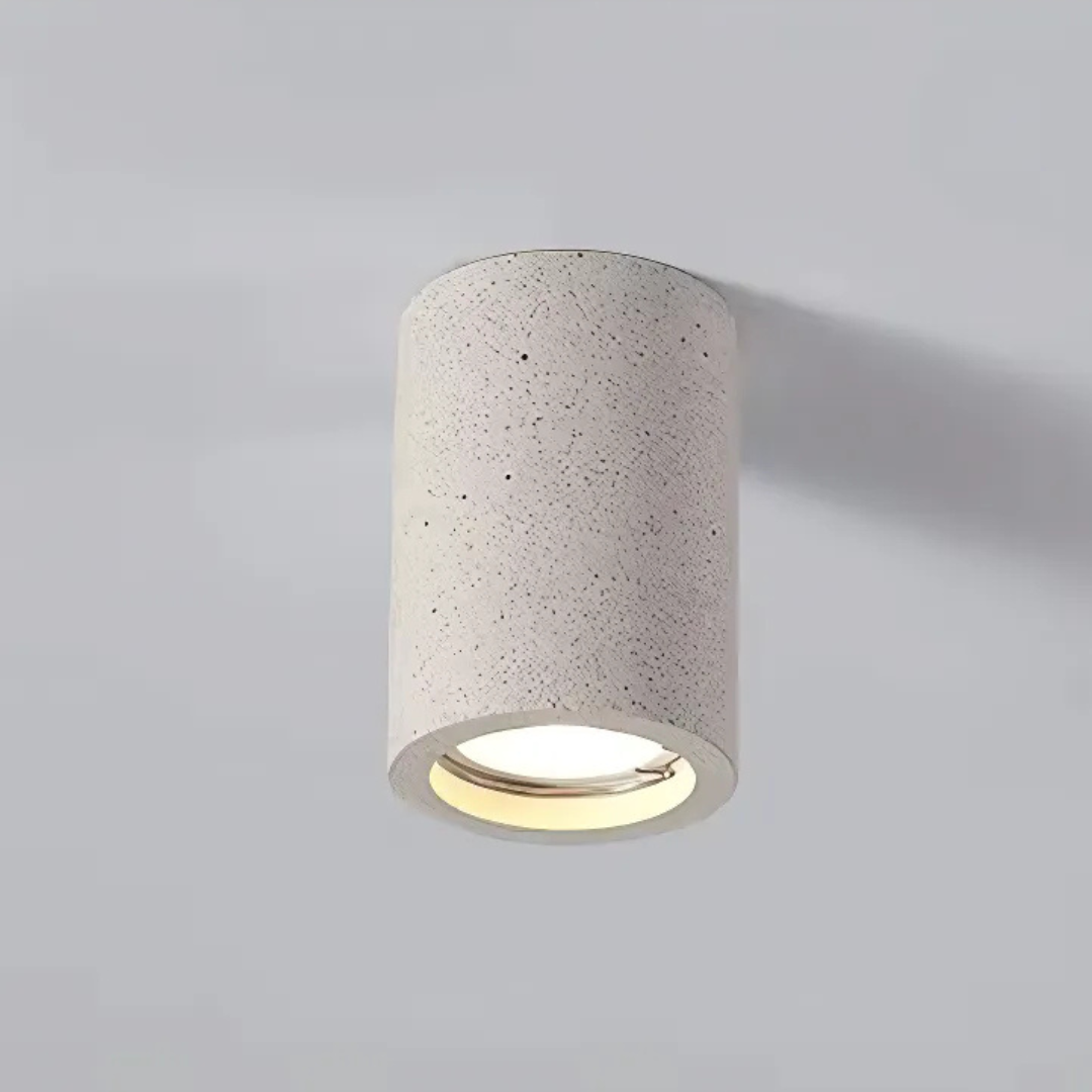 NovaStone taklampekolleksjon med stein- og metallfinish