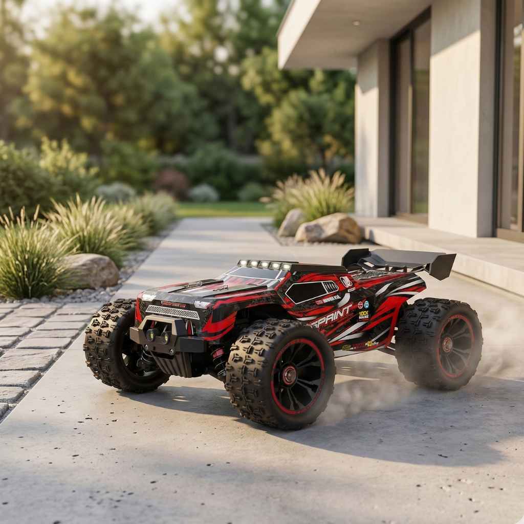 RC auto v měřítku 1:16, 4WD, bezkartáčové, vysokorychlostní, terénní závodní