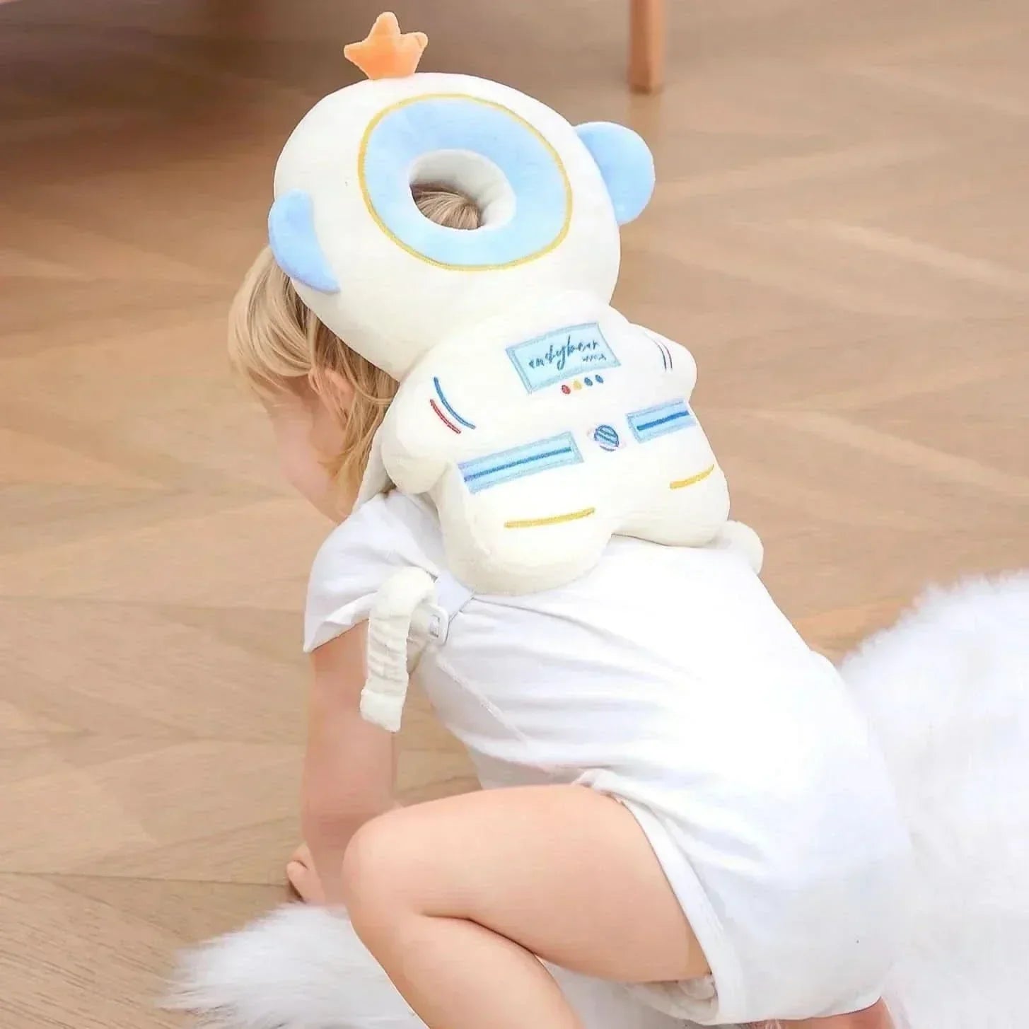 CuddleGuard Deluxe Baby Head Protector With Adjustable Straps And Breathable Comfort