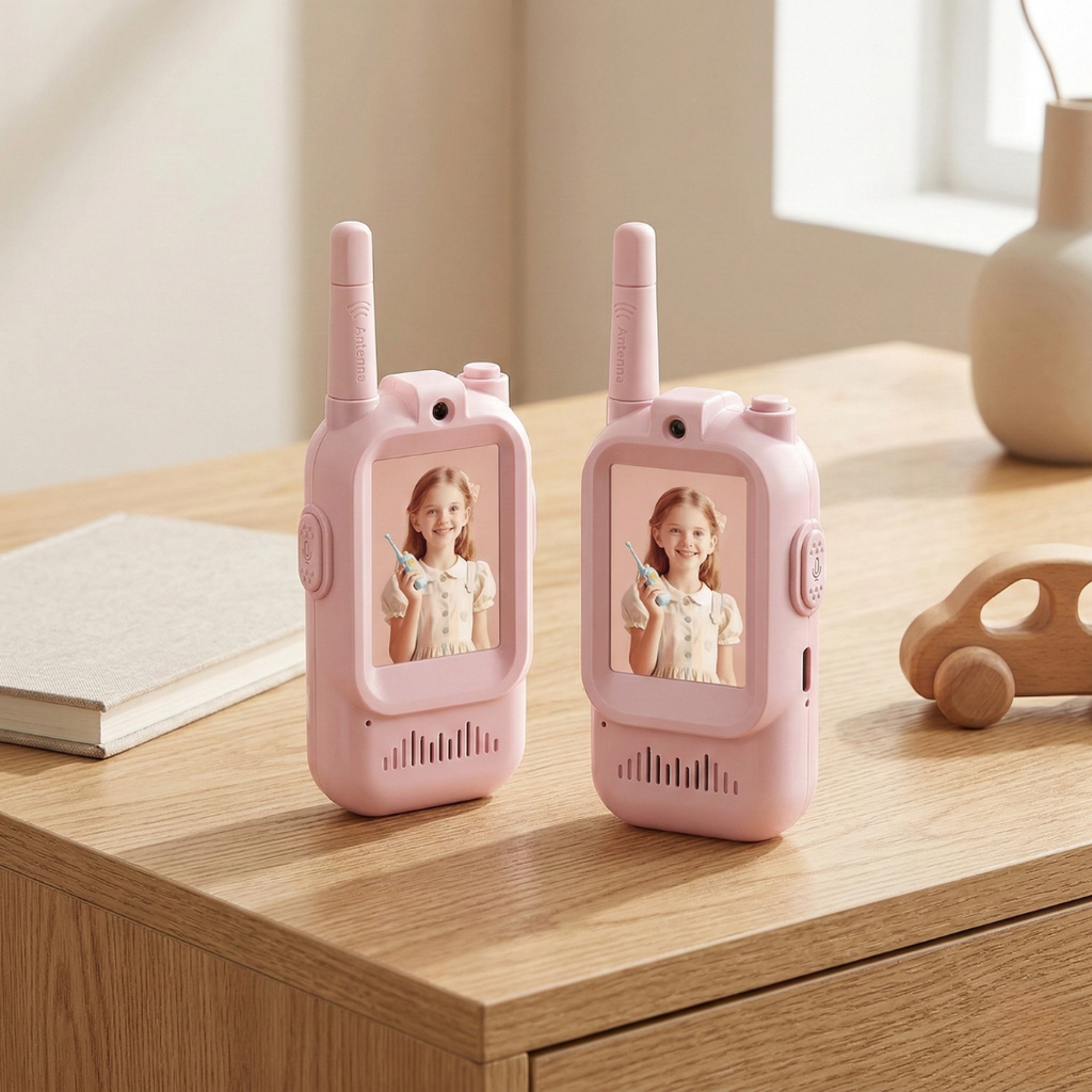 Video-fähige Walkie-Talkies für Kinder im Alter von drei bis sechs Jahren Spielzeit