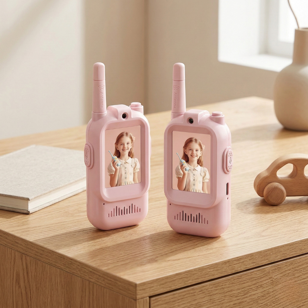 Video-fähige Walkie-Talkies für Kinder im Alter von drei bis sechs Jahren Spielzeit