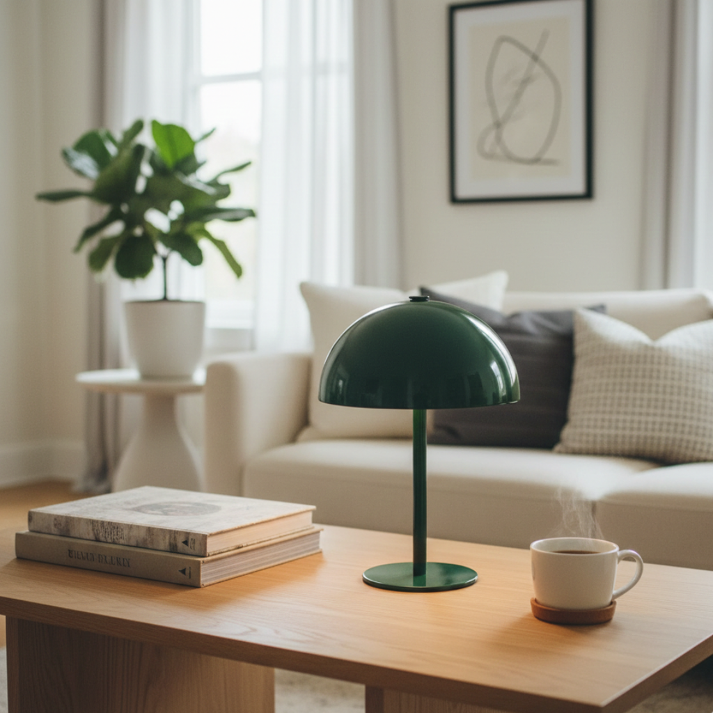 Ledningsfri LED-skrivebordslampe med genopladeligt batteri til fleksibel, moderne belysning | compagnien