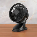 CLIPIXA Clip-Ventilator mit festem Griff für Schreibtisch, Bett oder Regal