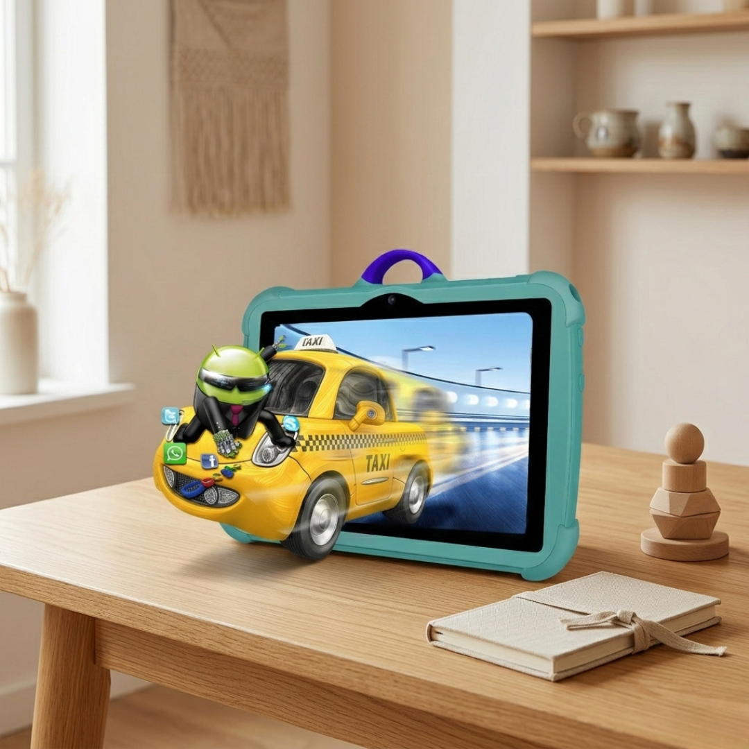 Kinder-Tablet-PC mit 7-Zoll-Display zum Lernen und Spielen