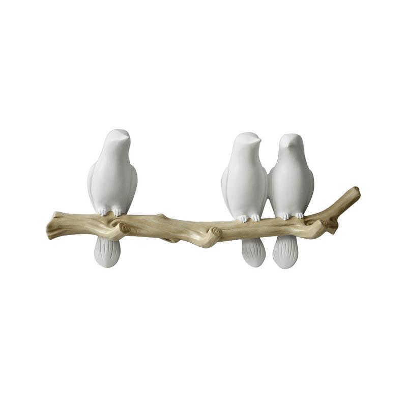 Gancio appendiabiti Uccelli Incantevoli /decorazioni